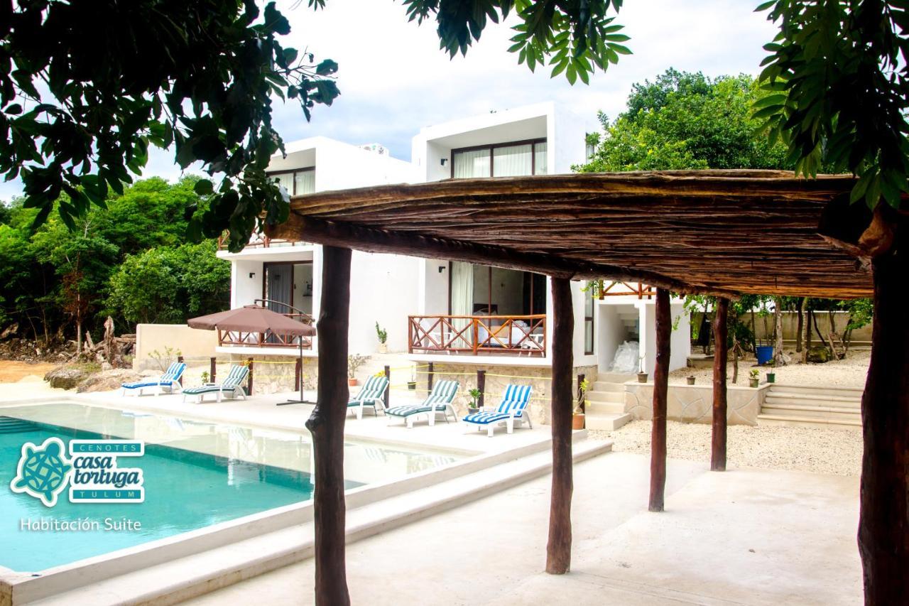 Hotel Casa Tortuga Tulum - Cenotes Park Inclusive Exterior foto